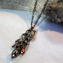 Load image into Gallery viewer, Prima Materia: Root -- Alchemical Pendant in Bronze or Silver | Hibernacula
