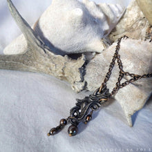 Load image into Gallery viewer, Prima Materia: Rain -- Alchemical Necklace in Bronze or Silver | Hibernacula
