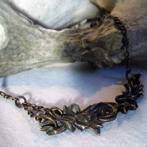 Prima Materia: Stream -- Alchemical Pendant in Bronze or Silver | Hibernacula