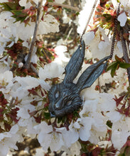 Загрузить изображение в средство просмотра галереи, March Hare -- Necklace in Bronze or Silver | Hibernacula
