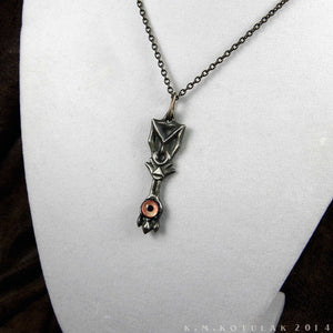 Key of the Crucible  -- Pendant in Bronze or Silver | Hibernacula