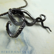 Загрузить изображение в средство просмотра галереи, Tentacle Trinity -- Necklace in Bronze or Silver | Hibernacula
