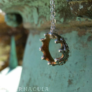 Little Crown -- Faerie Pendant in Bronze or Silver | Hibernacula