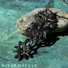 Load image into Gallery viewer, Key of the Green Man -- Pendant in Bronze or Silver | Hibernacula
