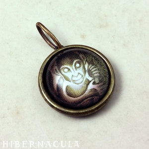 Monkey Spirit -- Brass Animal Totem Pendant | Hibernacula