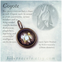 Загрузить изображение в средство просмотра галереи, Coyote Spirit -- Brass Animal Totem Pendant | Hibernacula
