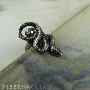 Sacred Serpent -- Ring In Bronze or Silver | Hibernacula