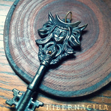Load image into Gallery viewer, Key of Hecate -- Pendant in Bronze or Silver | Hibernacula

