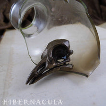 Load image into Gallery viewer, Nevermore -- Corvid / Crow / Raven Skull Pendant | Hibernacula
