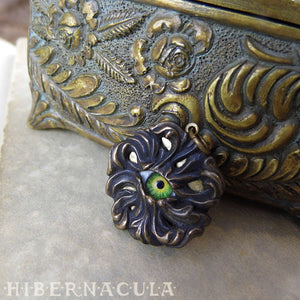 God's Eye -- Iris Pendant in Bronze or Silver | Hibernacula