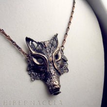 Загрузить изображение в средство просмотра галереи, Howl -- Wolf / Fox / Coyote Mask, in Bronze or Silver | Hibernacula
