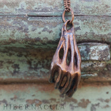 Load image into Gallery viewer, Phantom Hand -- Pendant in Bronze or Silver | Hibernacula
