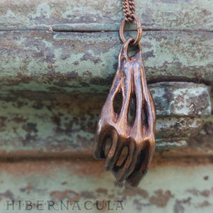 Phantom Hand -- Pendant in Bronze or Silver | Hibernacula