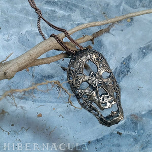 Memento  Mori -- Necklace in Bronze or Silver | Hibernacula
