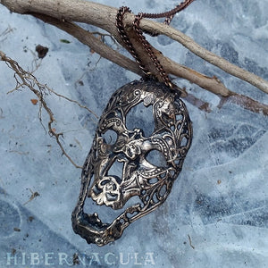 Memento  Mori -- Necklace in Bronze or Silver | Hibernacula