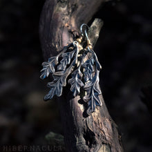 Load image into Gallery viewer, Oak Leaves -- Earrings in Bronze or Silver | Hibernacula
