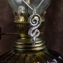 Load image into Gallery viewer, Serpent of Wisdom -- Pendant In Bronze or Silver | Hibernacula
