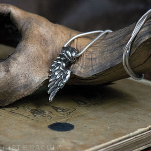 Little Angel Wing -- Pendant In Bronze or Silver | Hibernacula